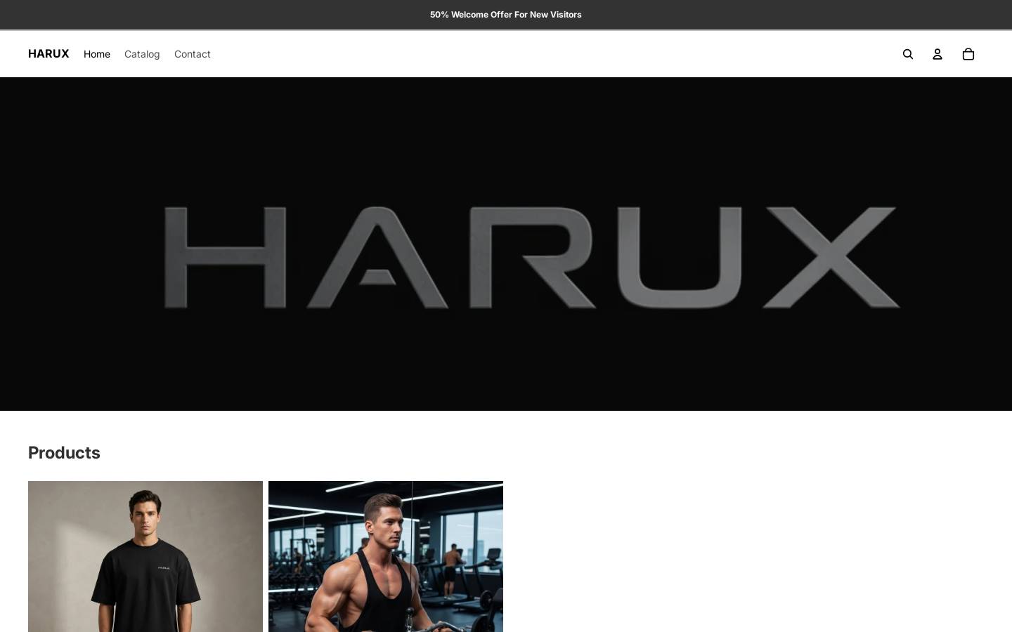 harux.in homepage screenshot
