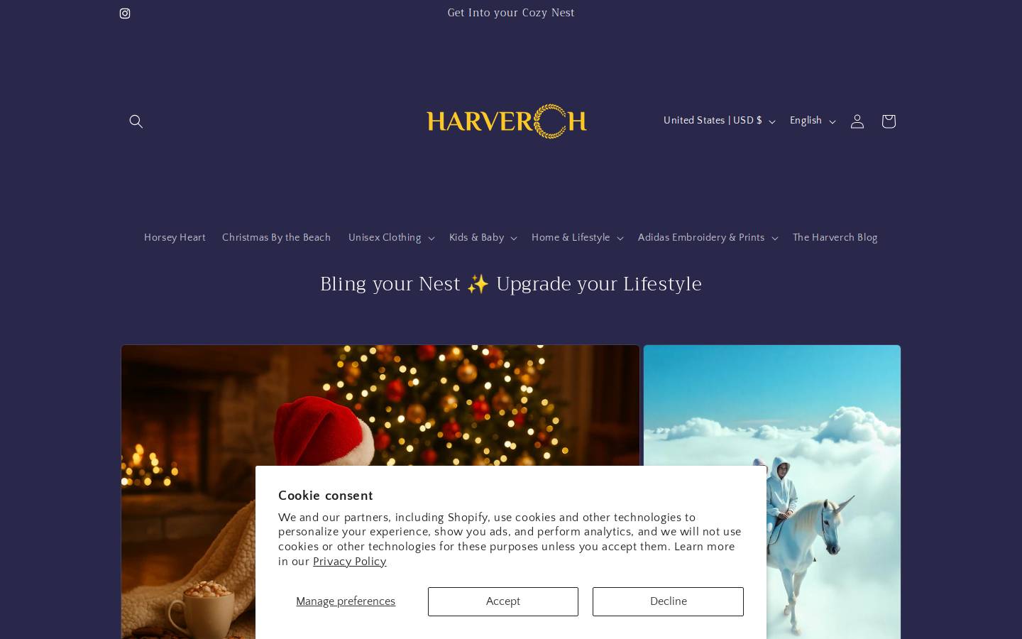 harverch.com homepage screenshot