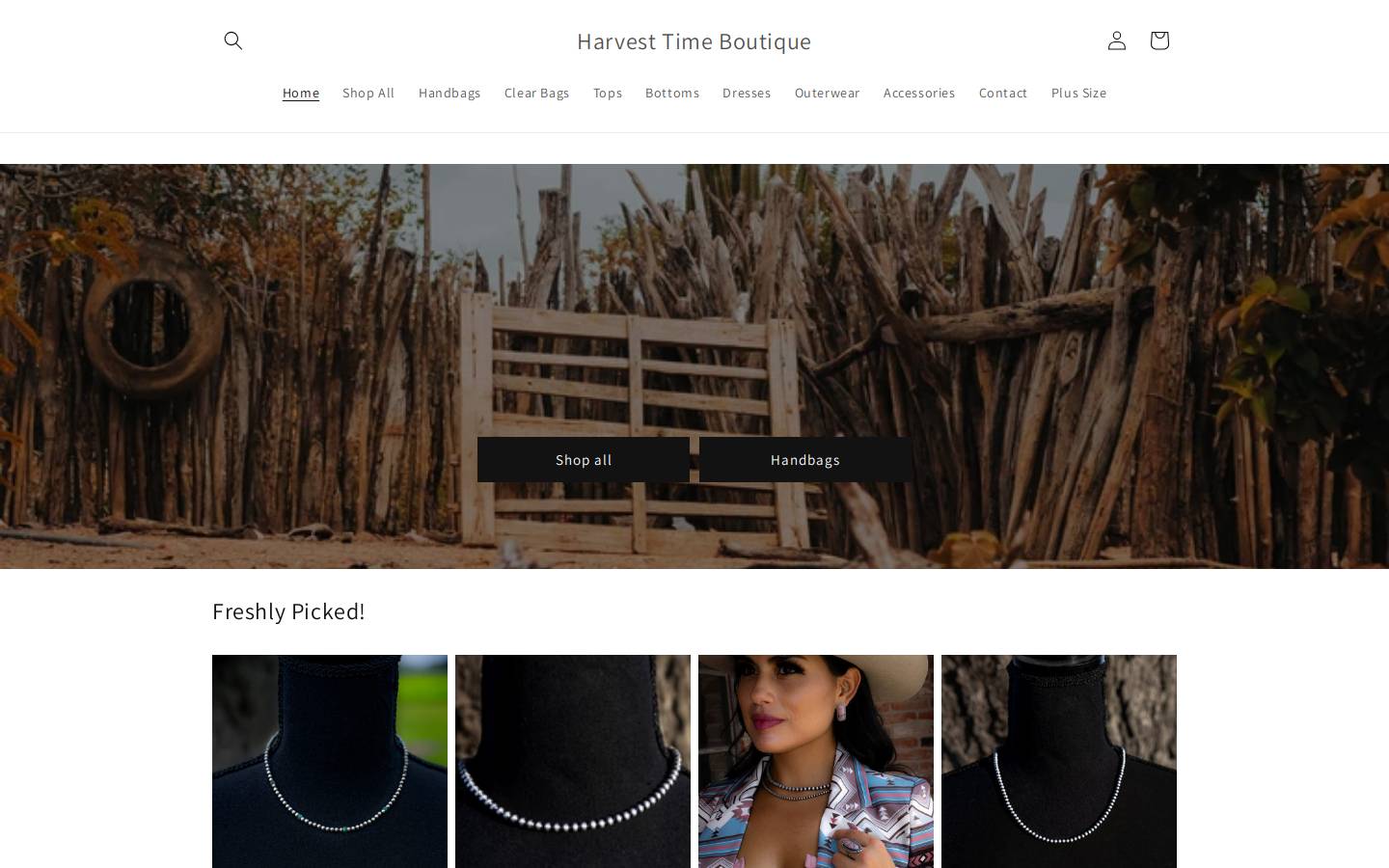 harvesttime.boutique homepage screenshot