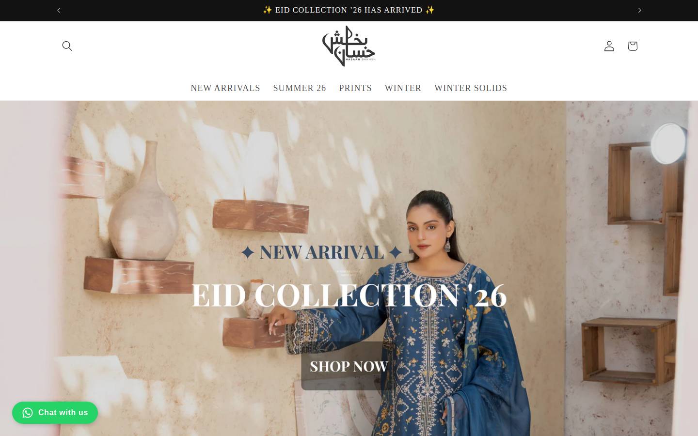 hasaanbakhsh.com homepage screenshot