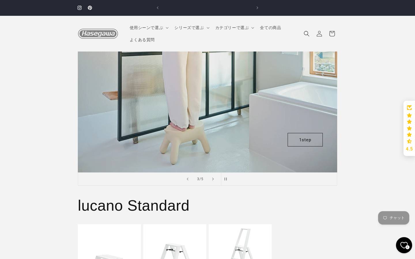 hasegawa-online.jp homepage screenshot
