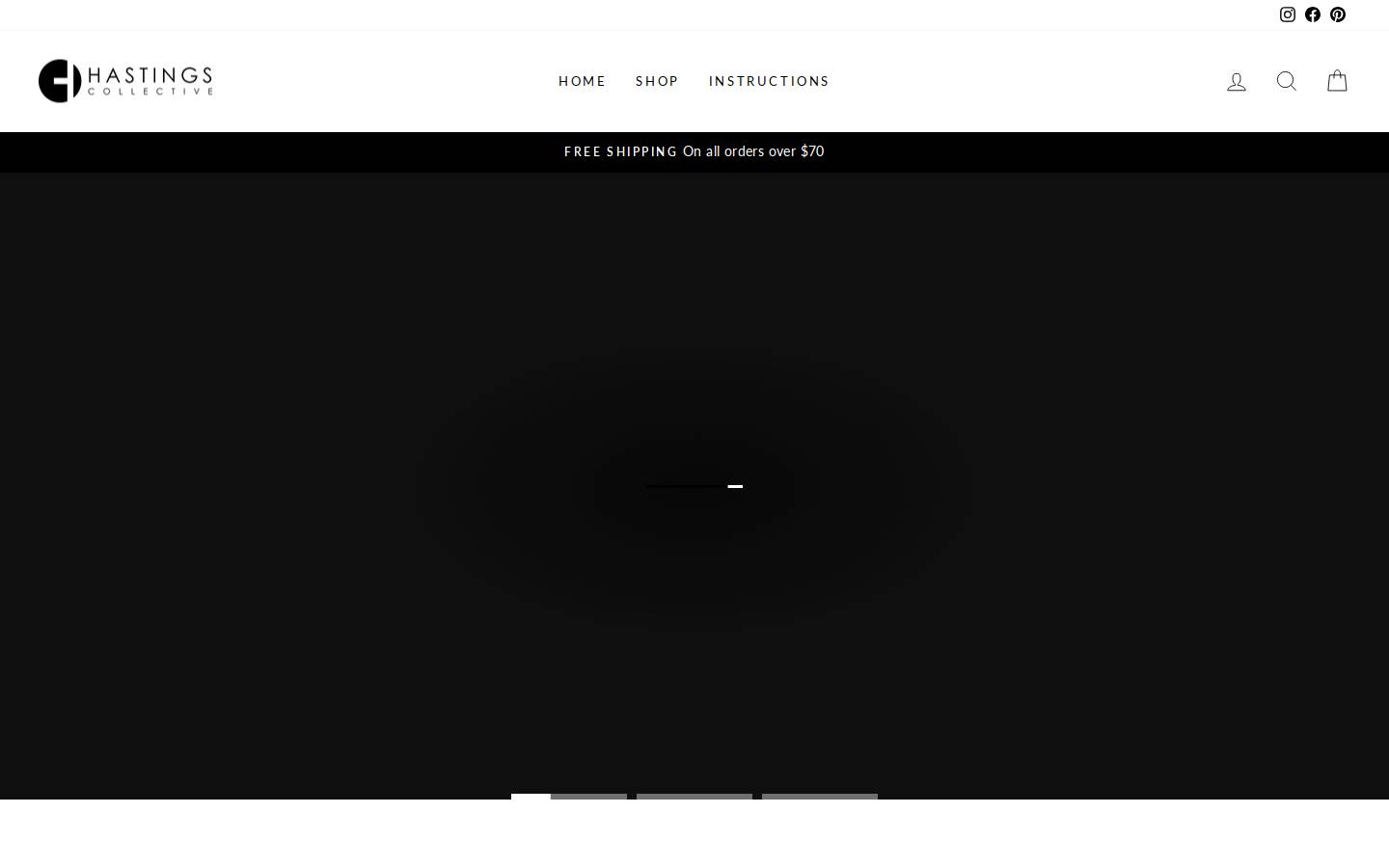 hastingscollective.com homepage screenshot
