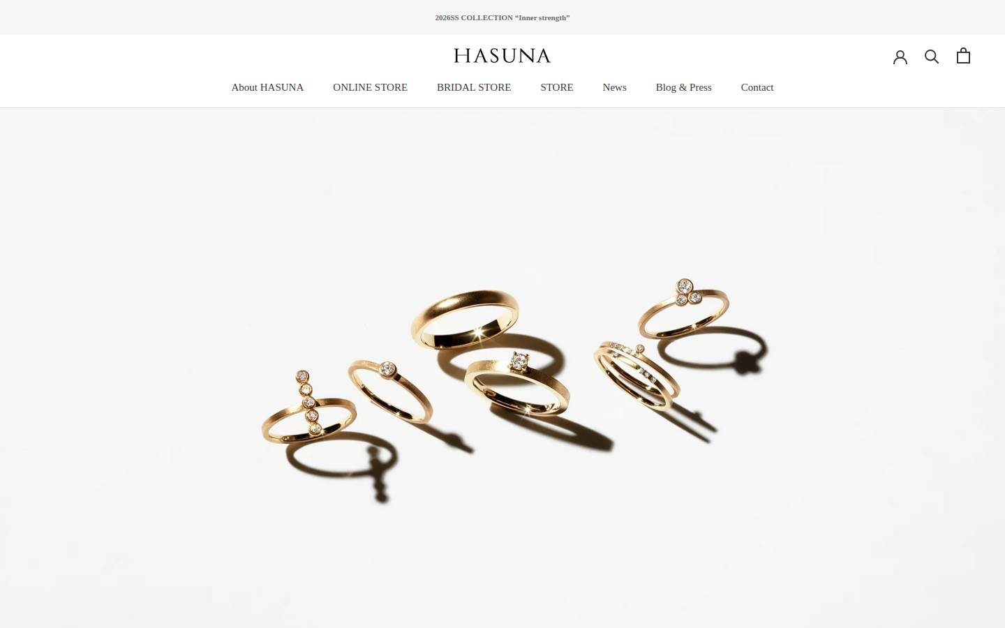 hasuna.co.jp homepage screenshot