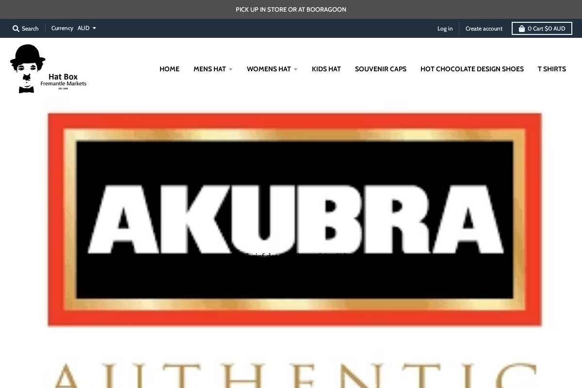 hatbox.com.au homepage screenshot