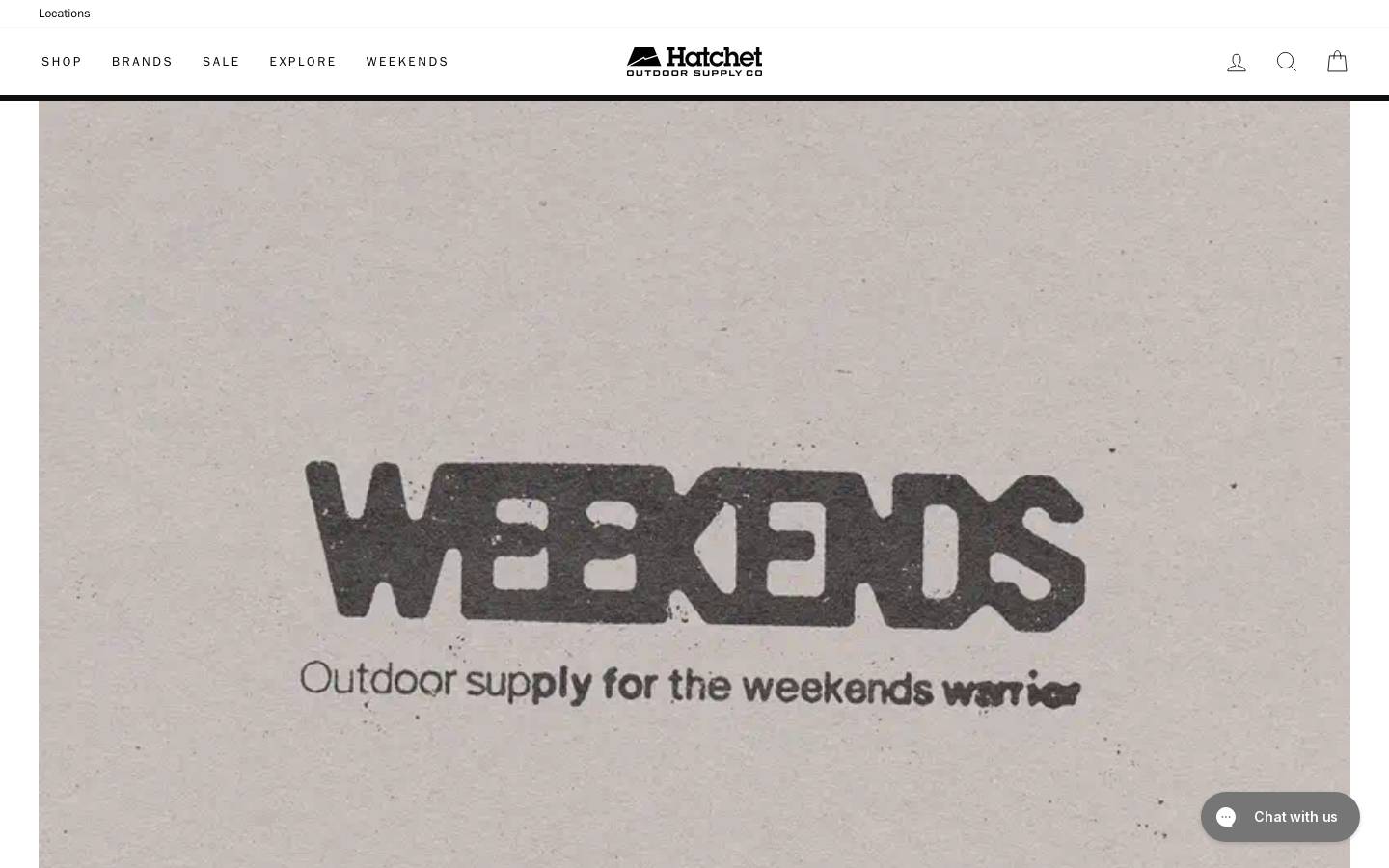 Hatchet Outdoor Supply homepage screenshot