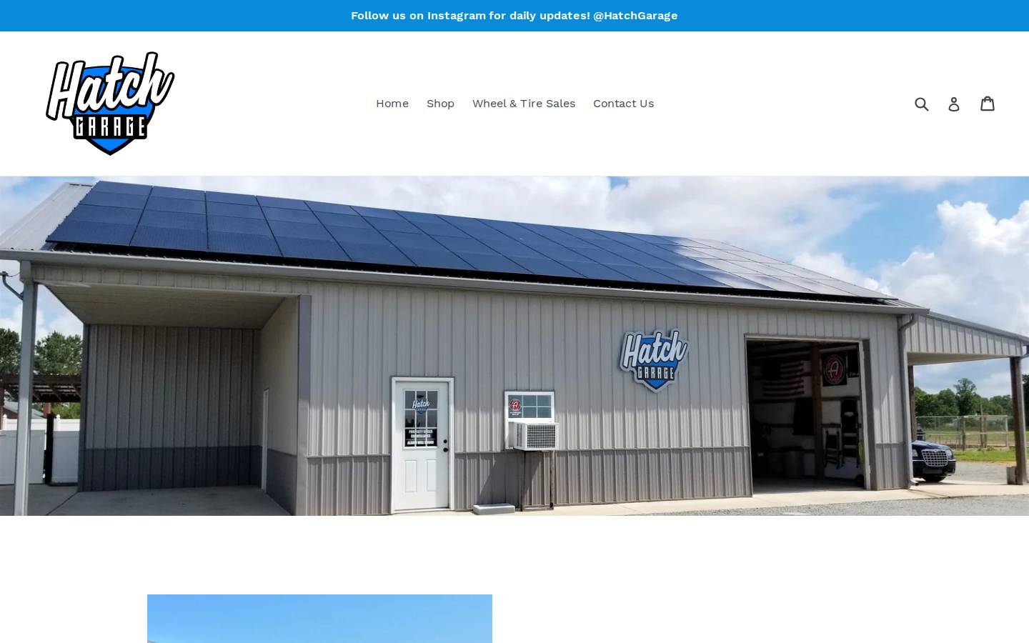 hatchgarage.com homepage screenshot