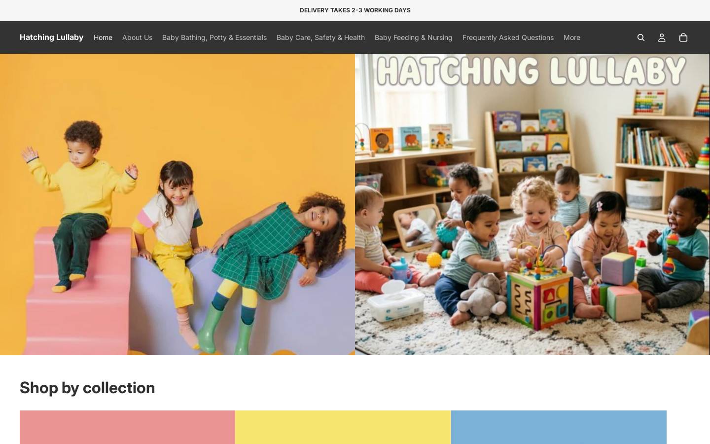 hatchinglullaby.com homepage screenshot