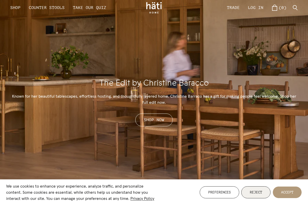 Hati Home homepage screenshot