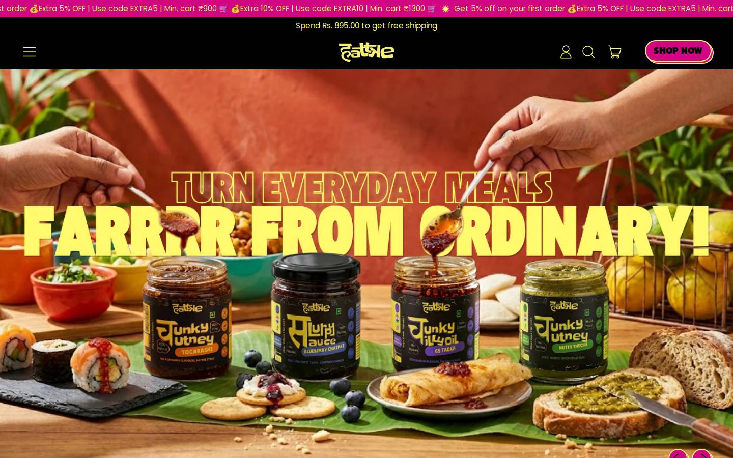 hattkefood.com homepage screenshot