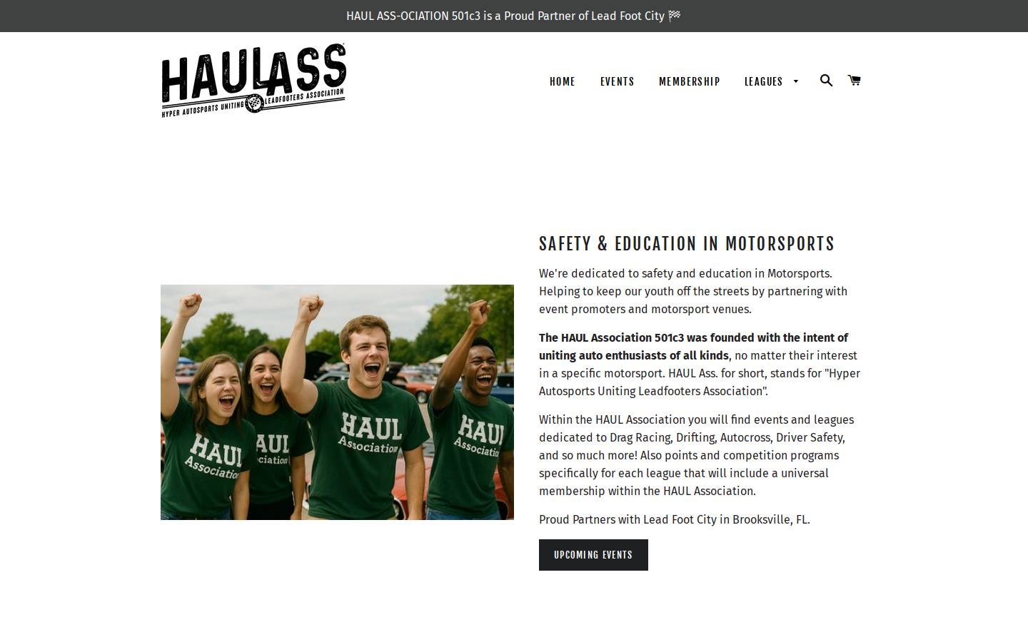 haulass.com homepage screenshot