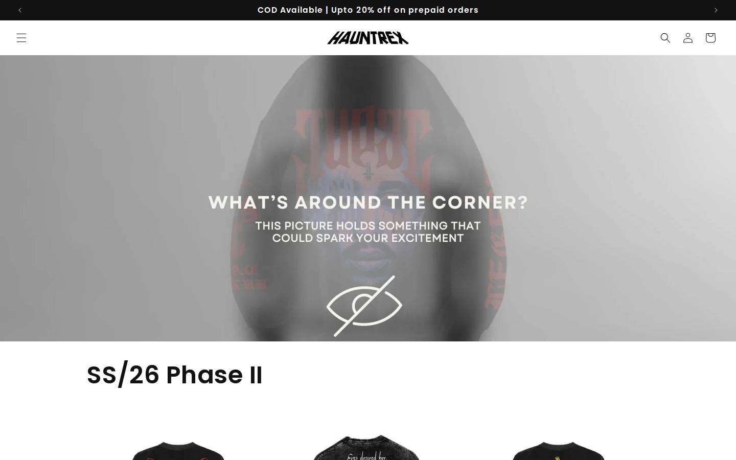 hauntrex.com homepage screenshot