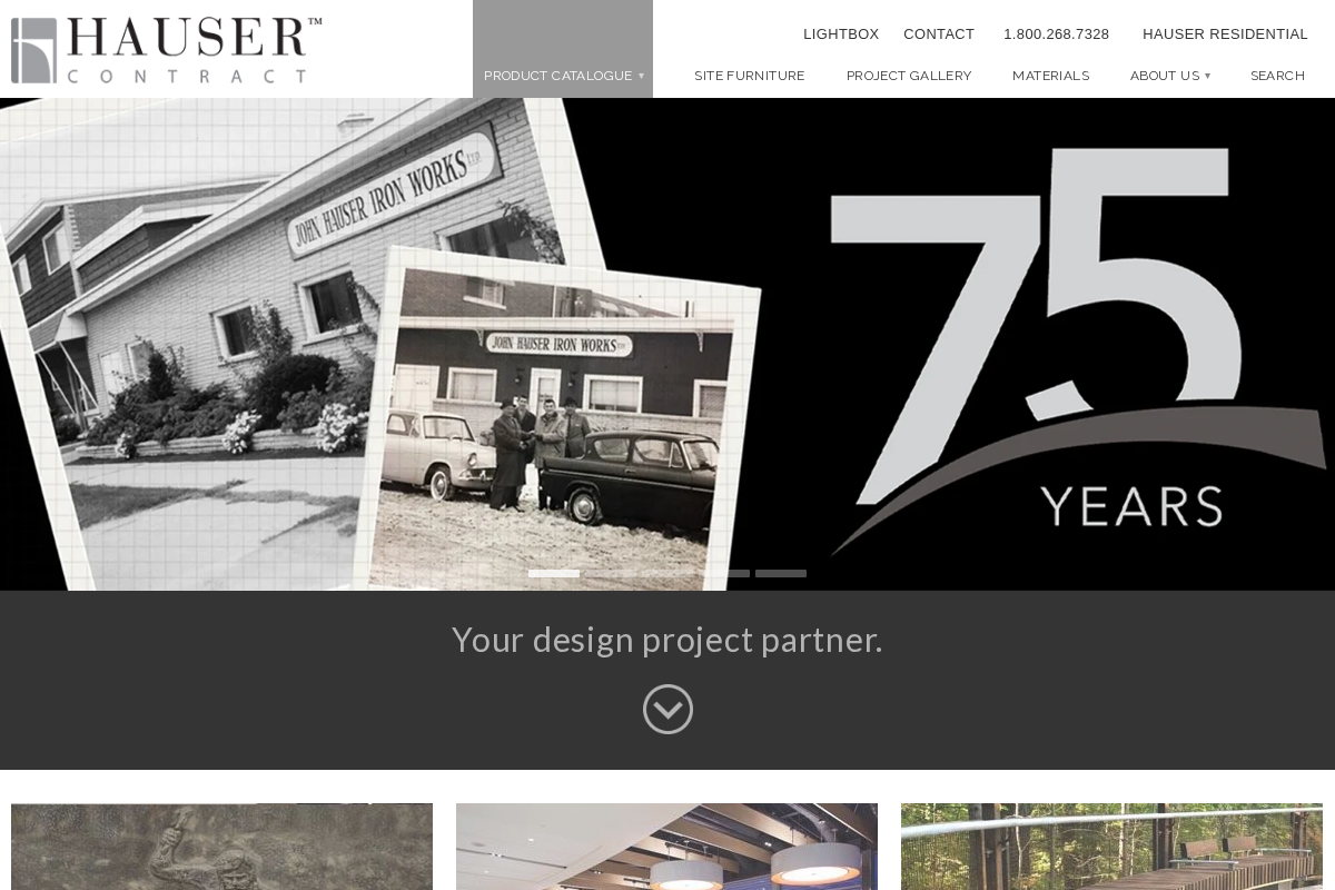 hauser.ca homepage screenshot