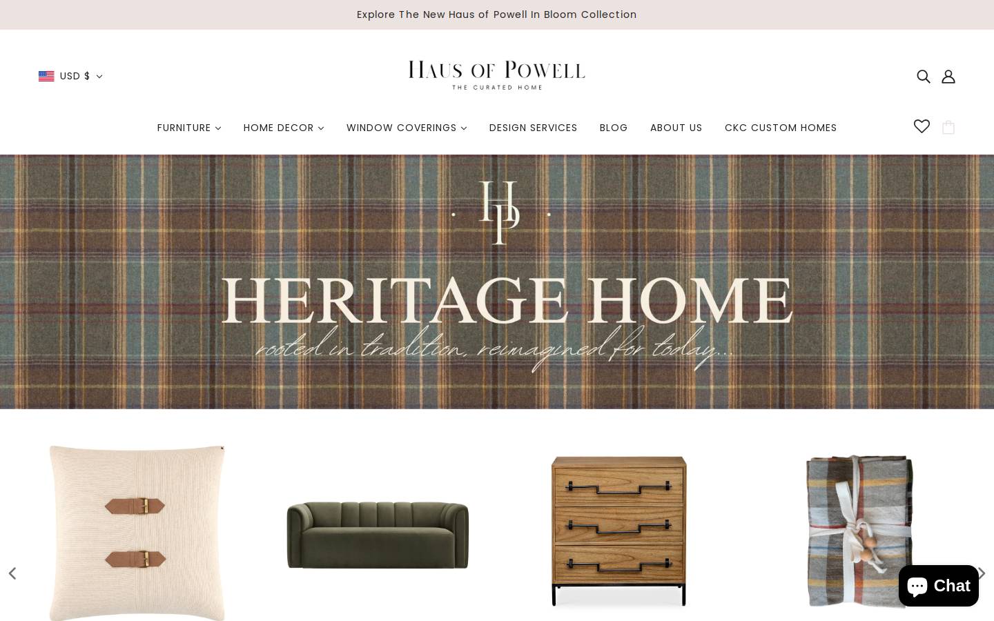 hausofpowell.com homepage screenshot