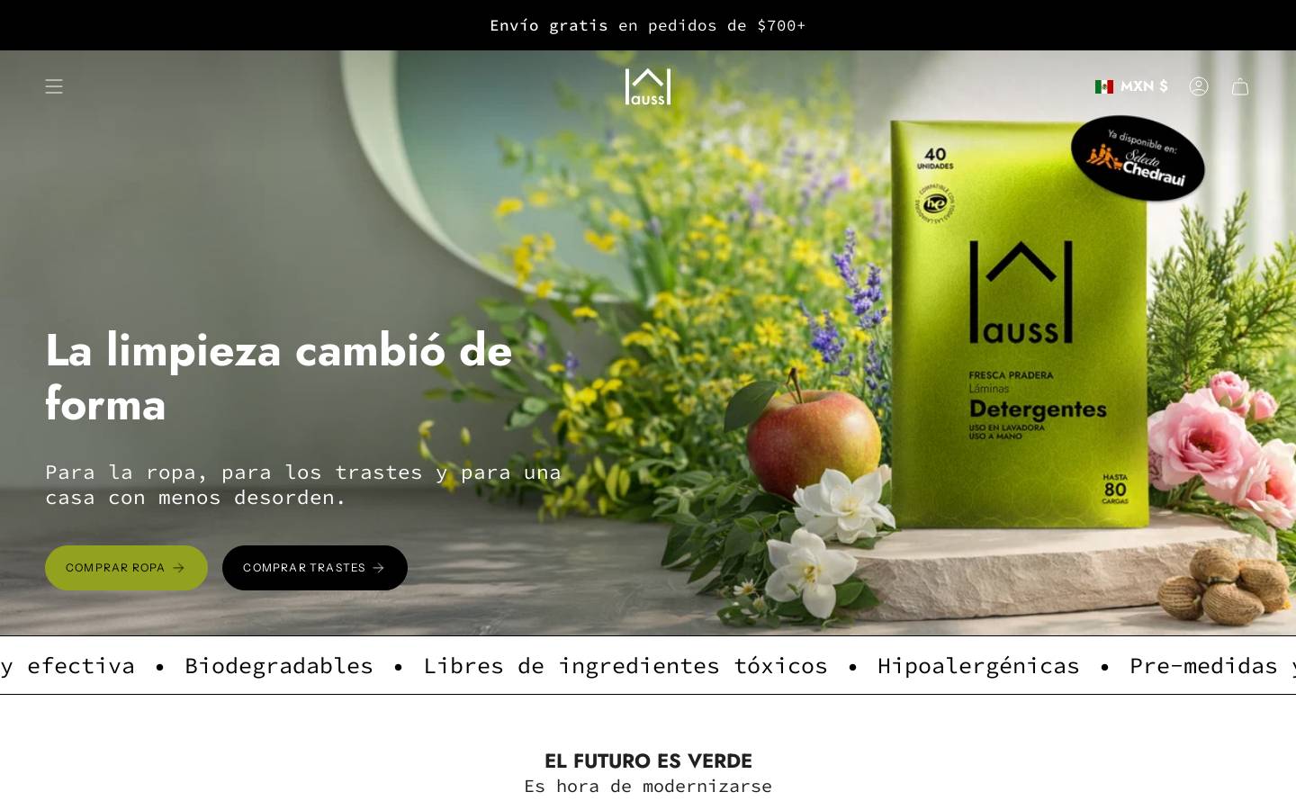 hauss.care homepage screenshot