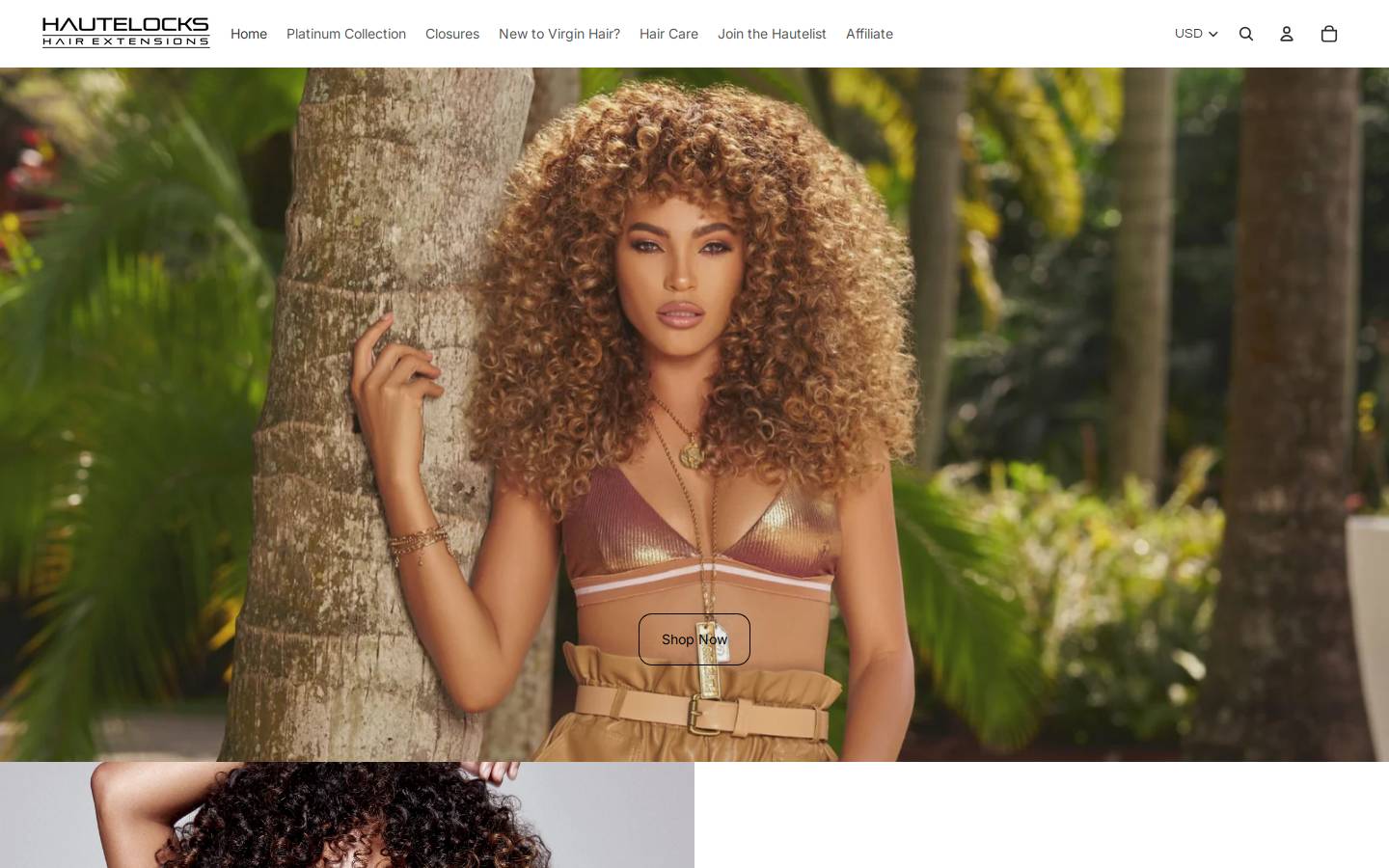 hautelocks.com homepage screenshot