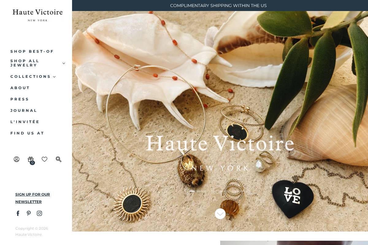 hautevictoire.com homepage screenshot