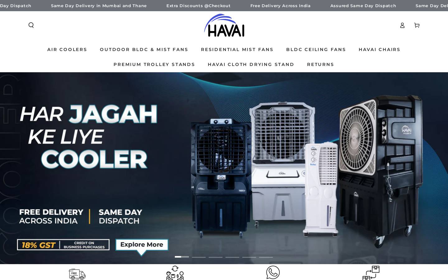 havai.in homepage screenshot