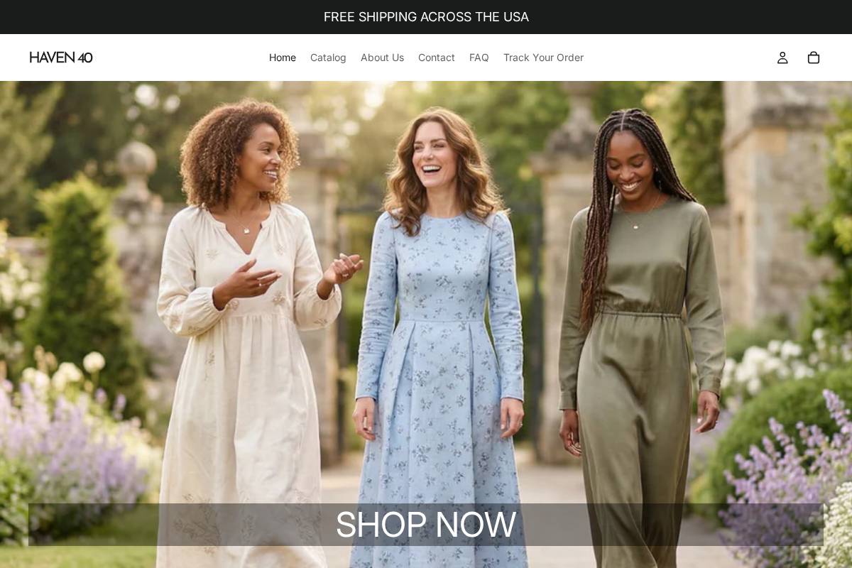 haven40.com homepage screenshot