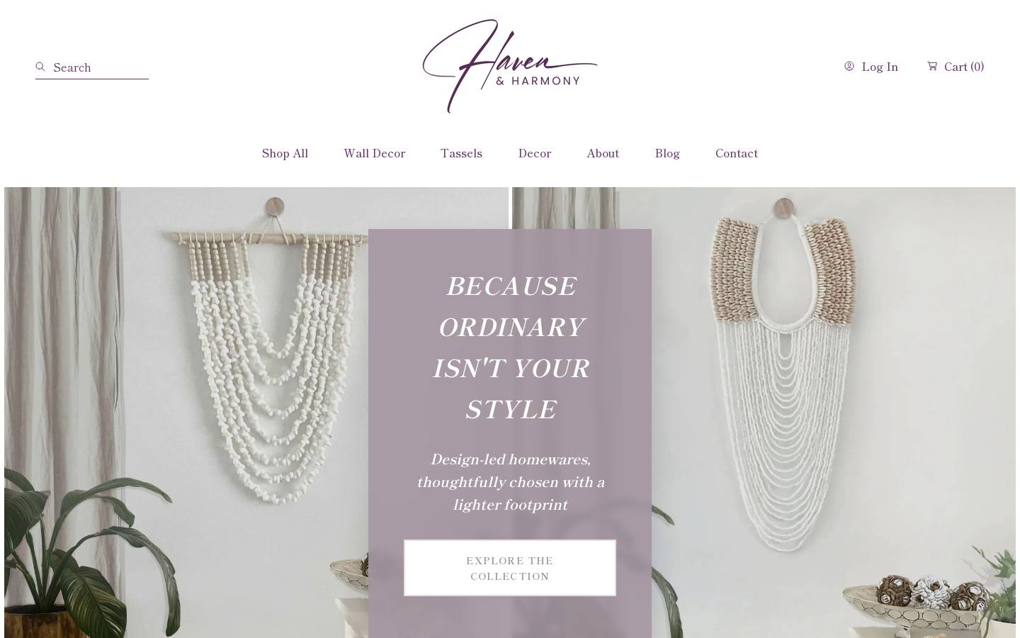 havenandharmony.com.au homepage screenshot