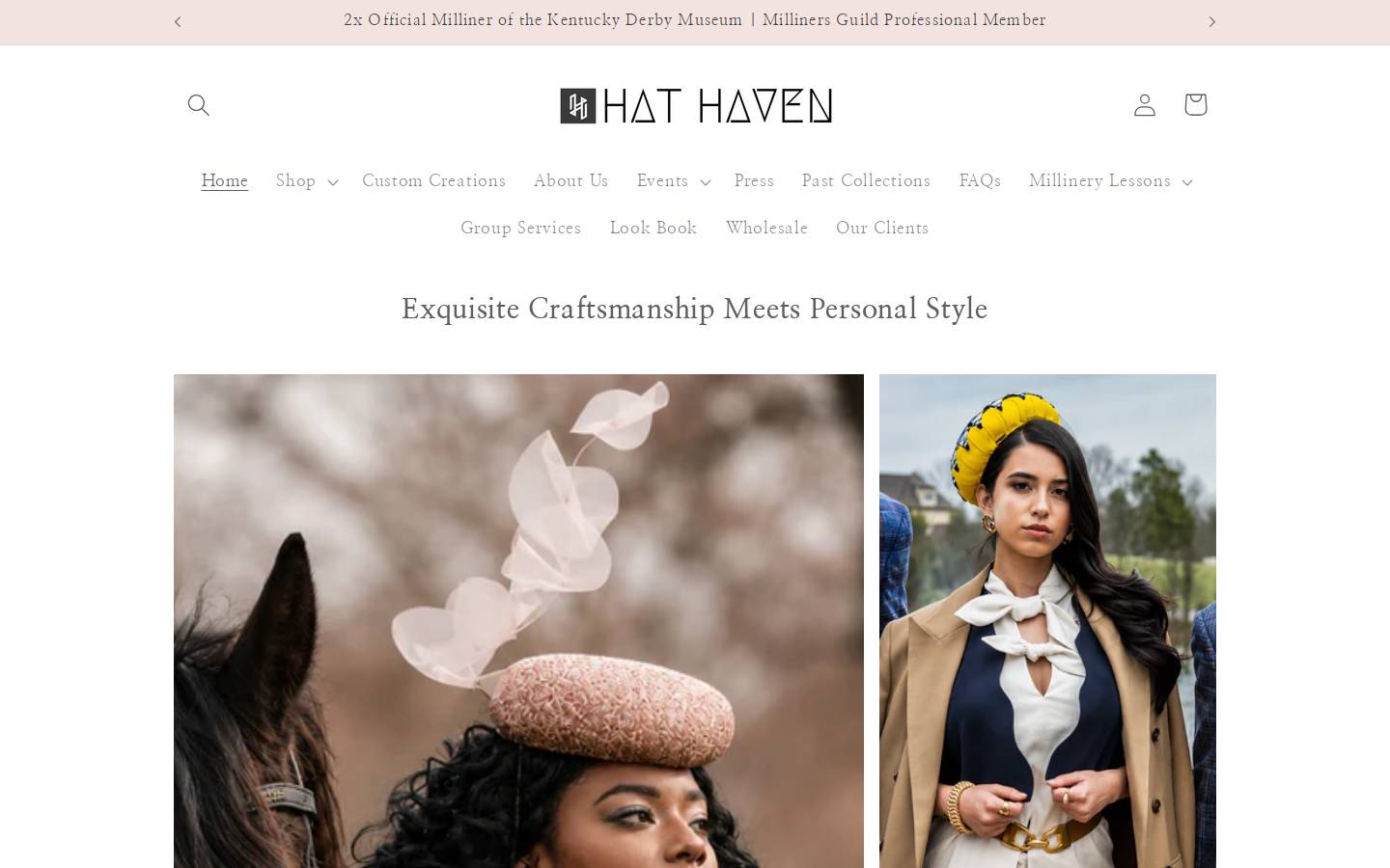 havenbridal.com homepage screenshot