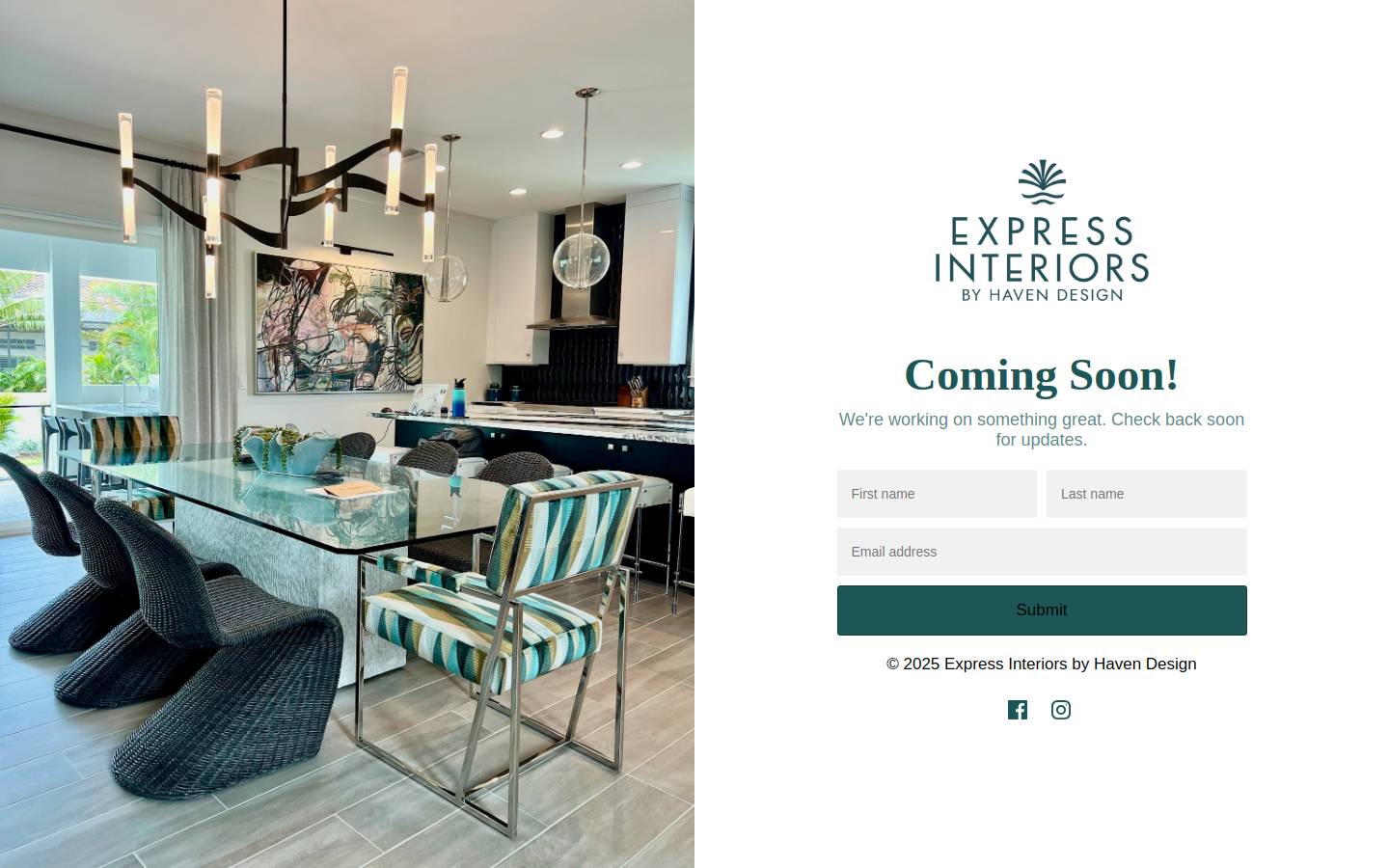 havendesignexpress.com homepage screenshot