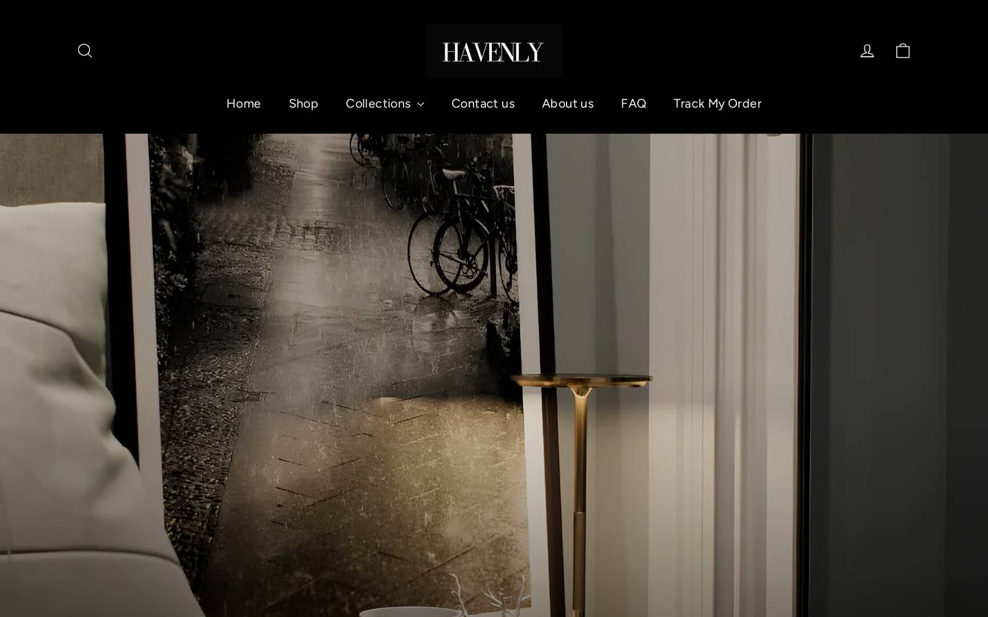 havenly-home.com homepage screenshot