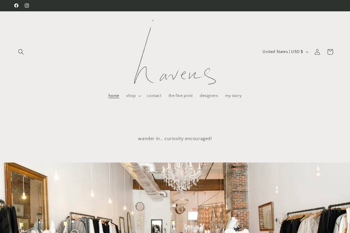 havens-chs.com homepage screenshot