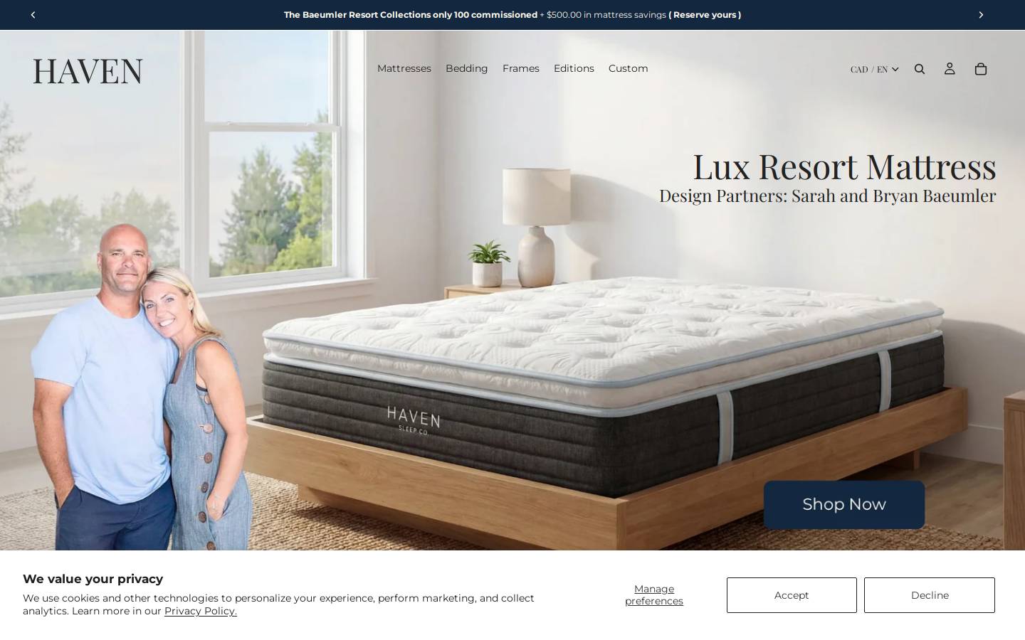 havensleepgroup.com homepage screenshot