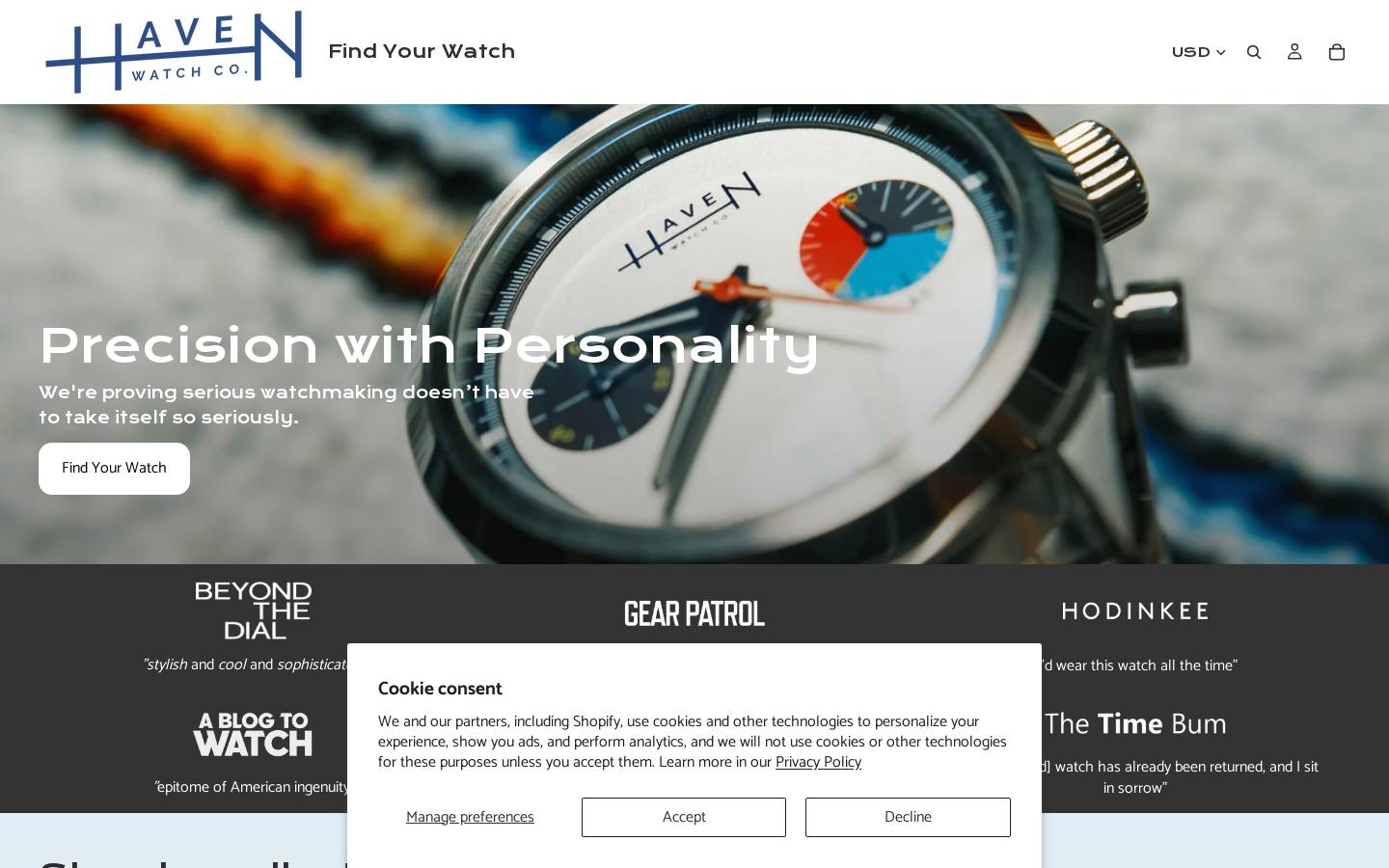 havenwatchco.com homepage screenshot