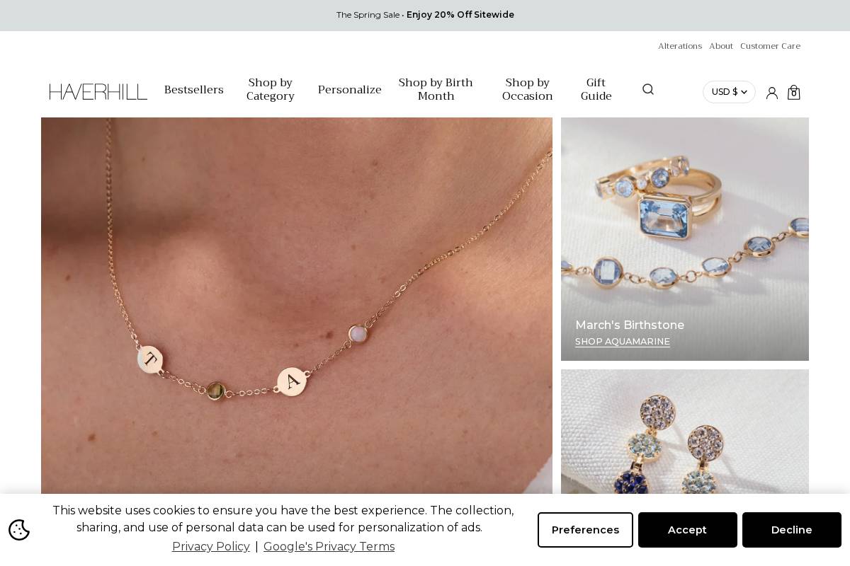 Haverhill homepage screenshot