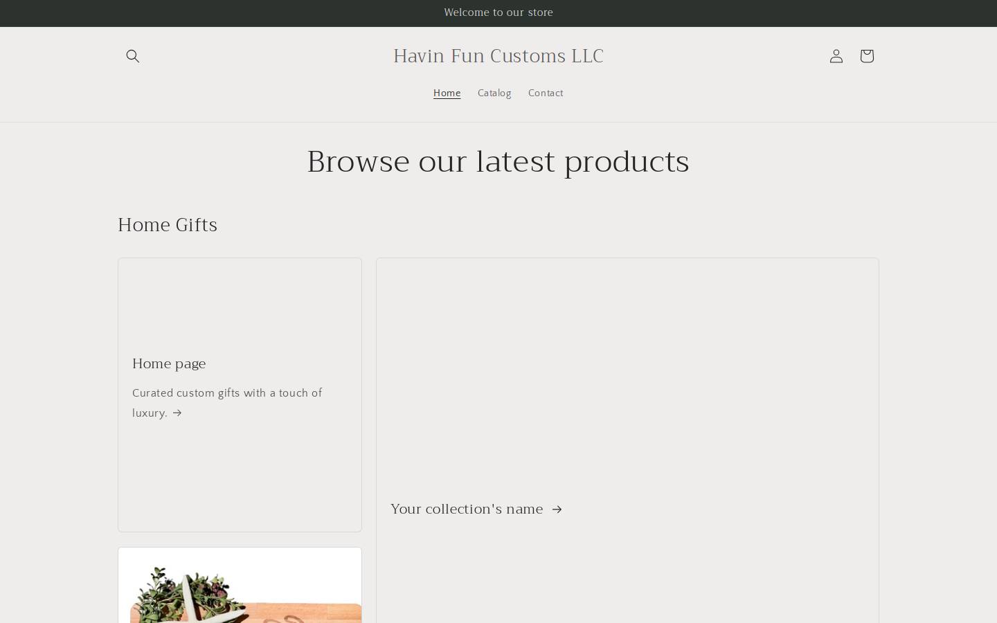 havinfunllc.com homepage screenshot