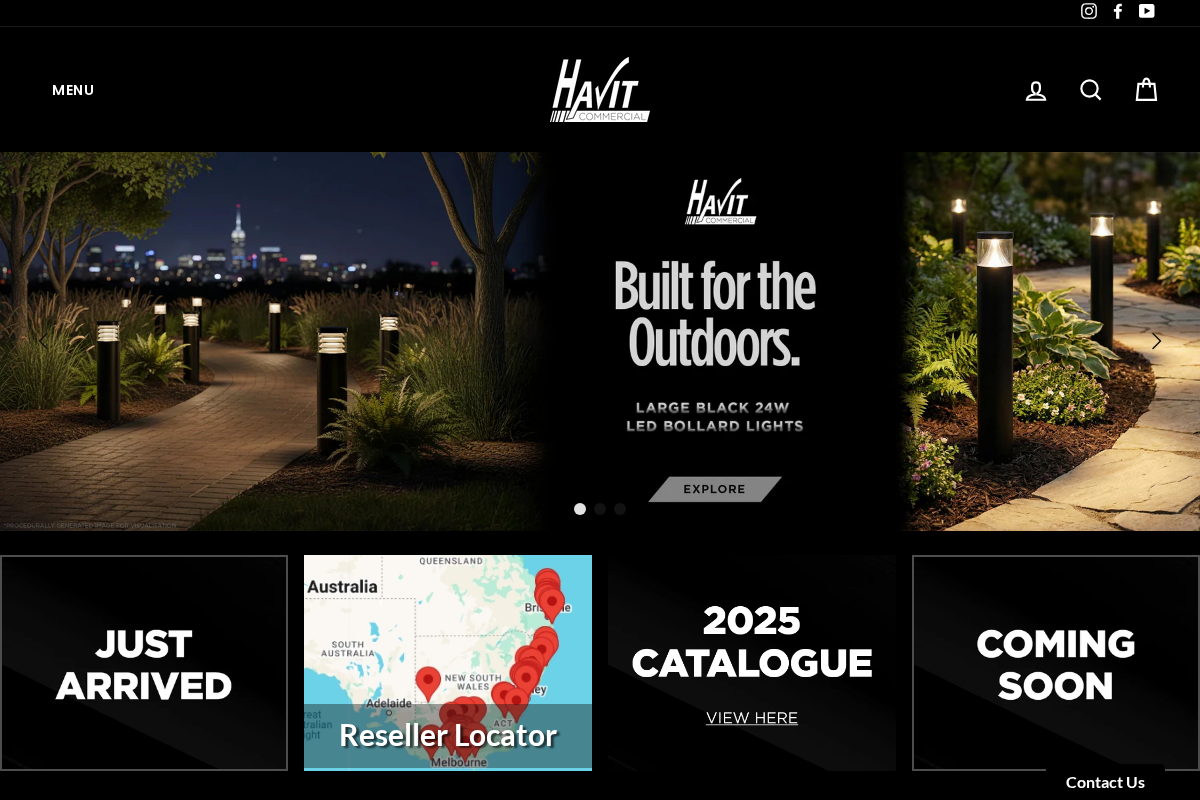 Havit Commercial homepage screenshot