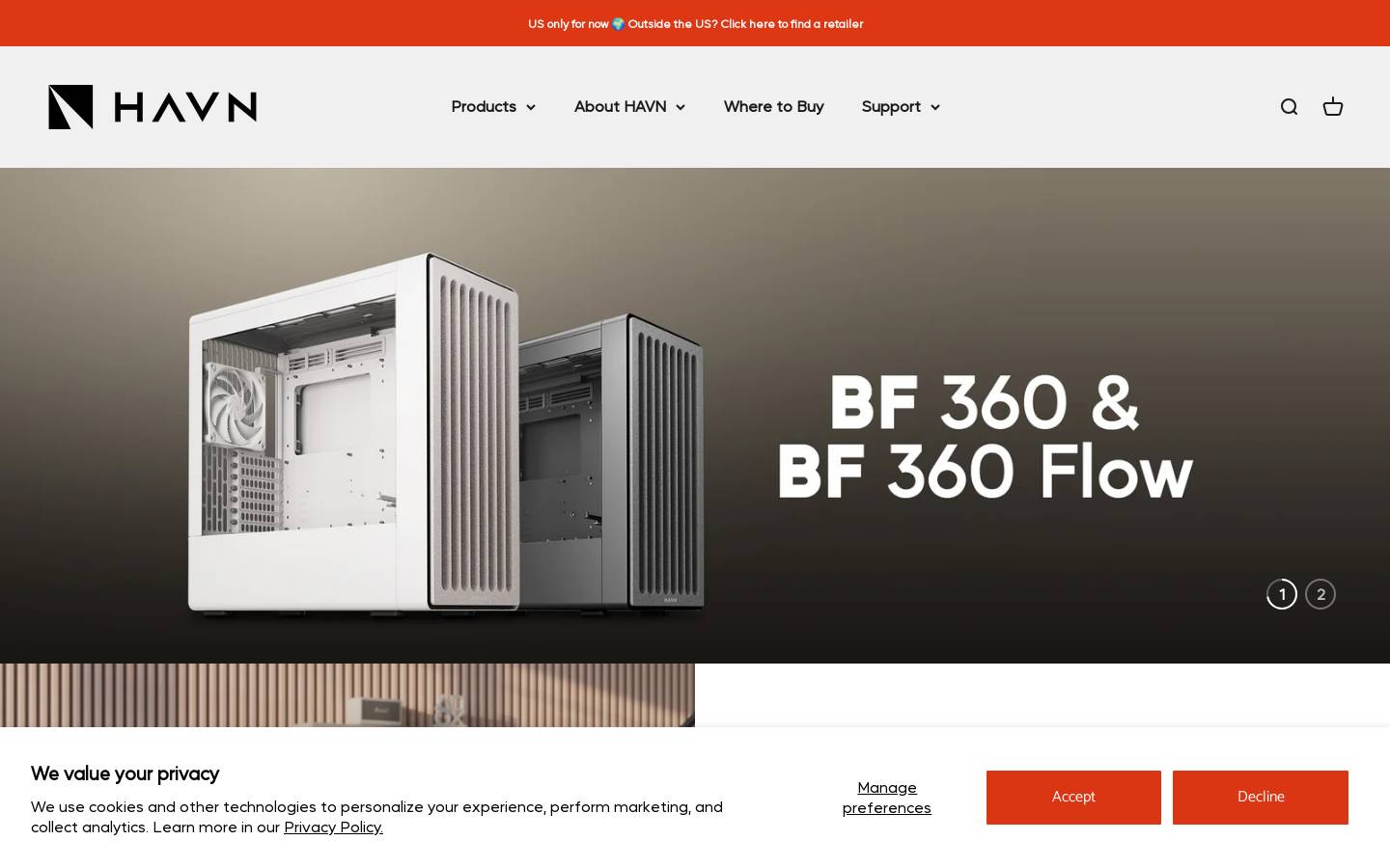 havn.global homepage screenshot