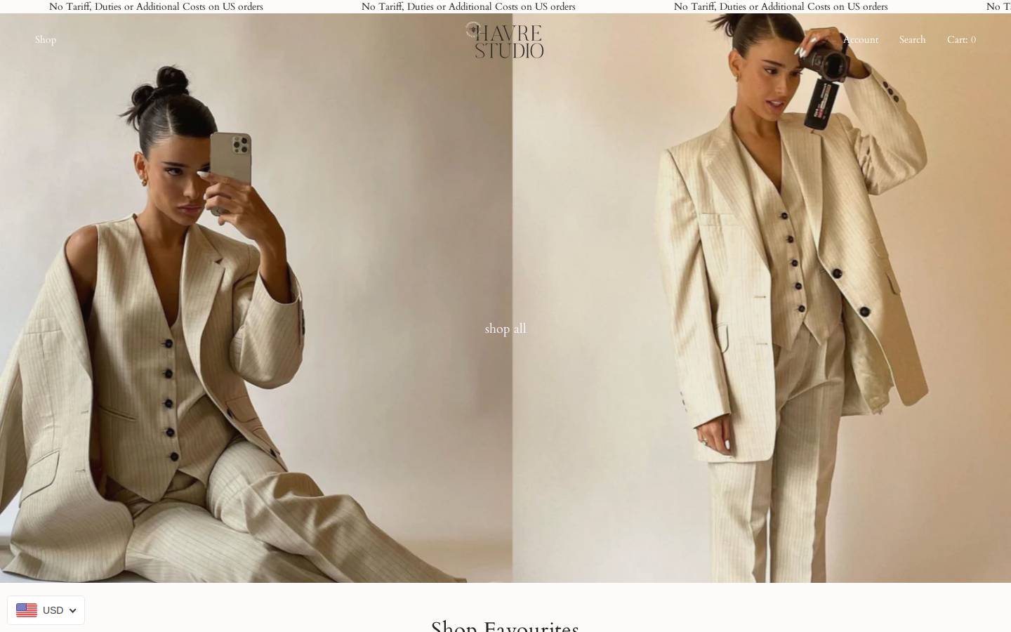 havrestudio.com homepage screenshot