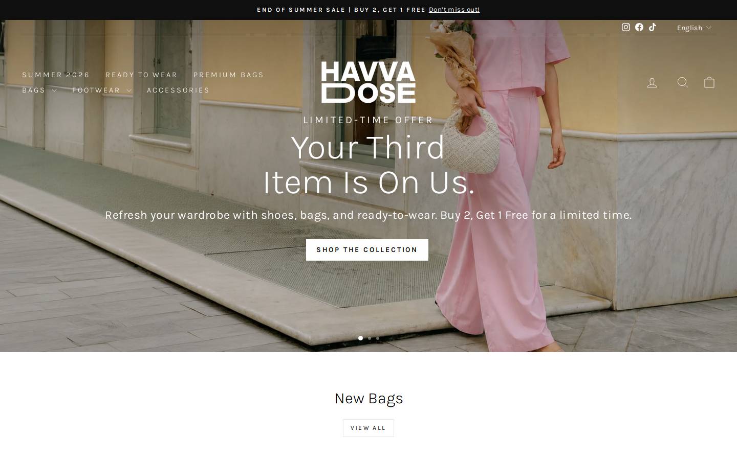 havvadose.com homepage screenshot