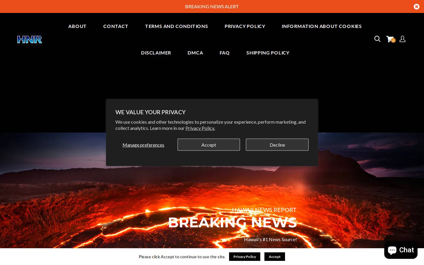 hawaiinewsreport.net homepage screenshot