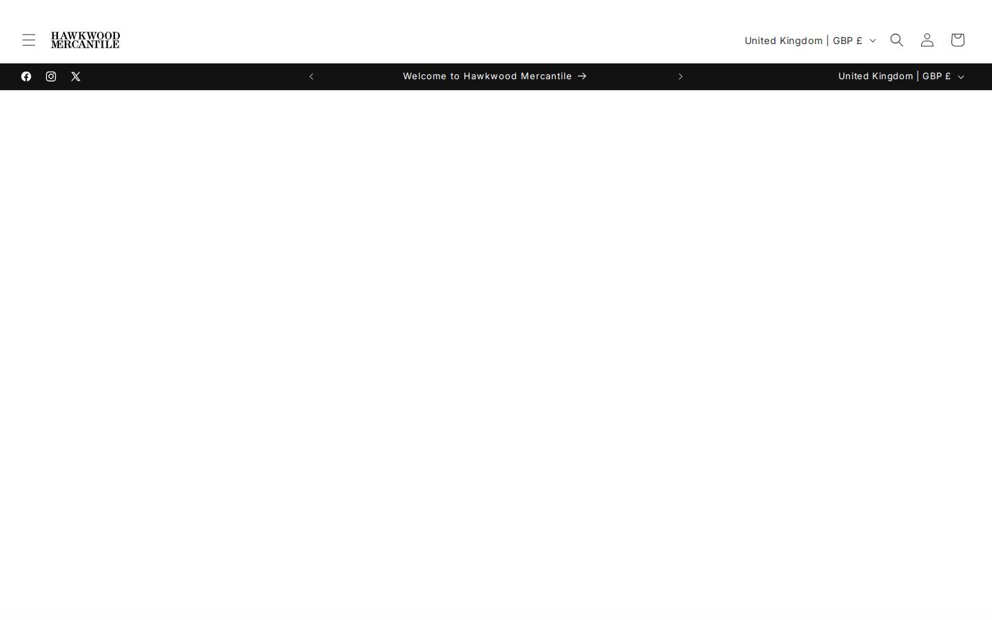 hawkwoodmercantile.com homepage screenshot