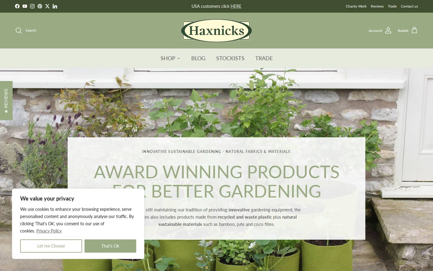 haxnicks.com homepage screenshot