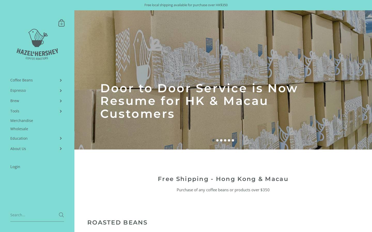 hazelnhershey.com homepage screenshot