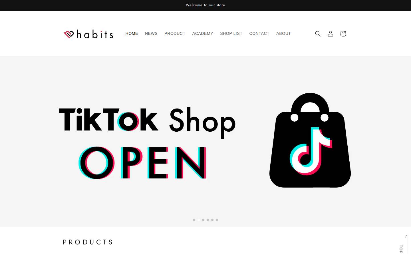 hb-habits.com homepage screenshot
