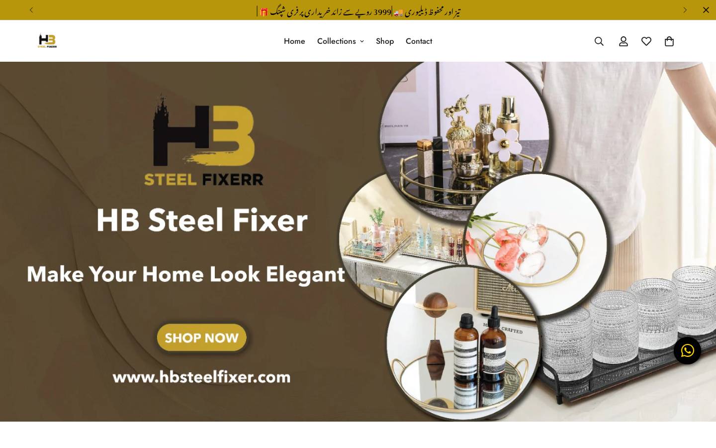 hb-steelfixer.com homepage screenshot