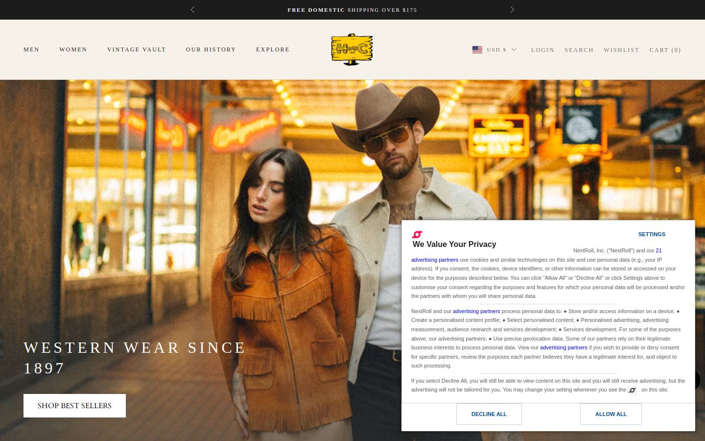 hbarc.com homepage screenshot