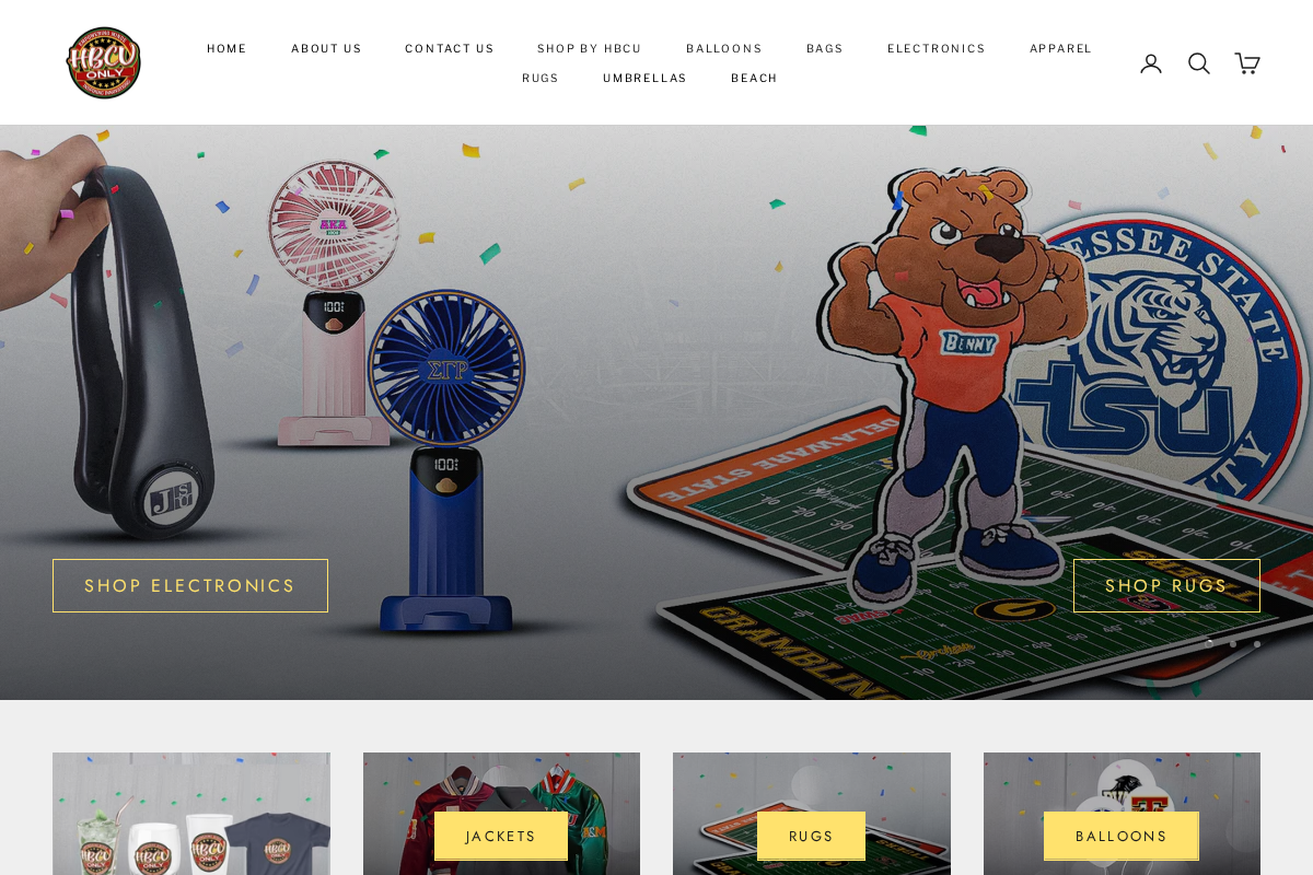 Hbcuonly homepage screenshot