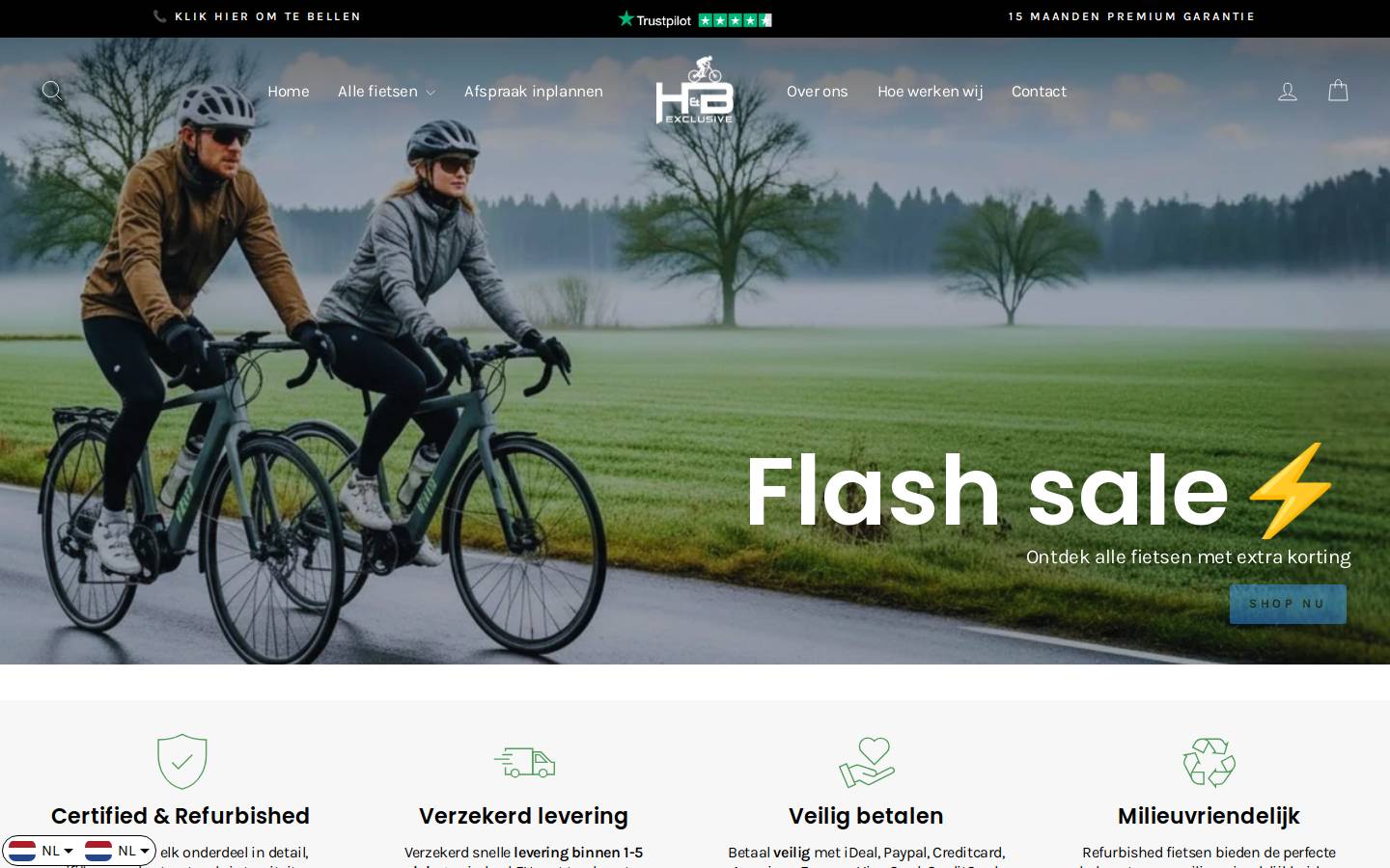 Hbexclusive homepage screenshot