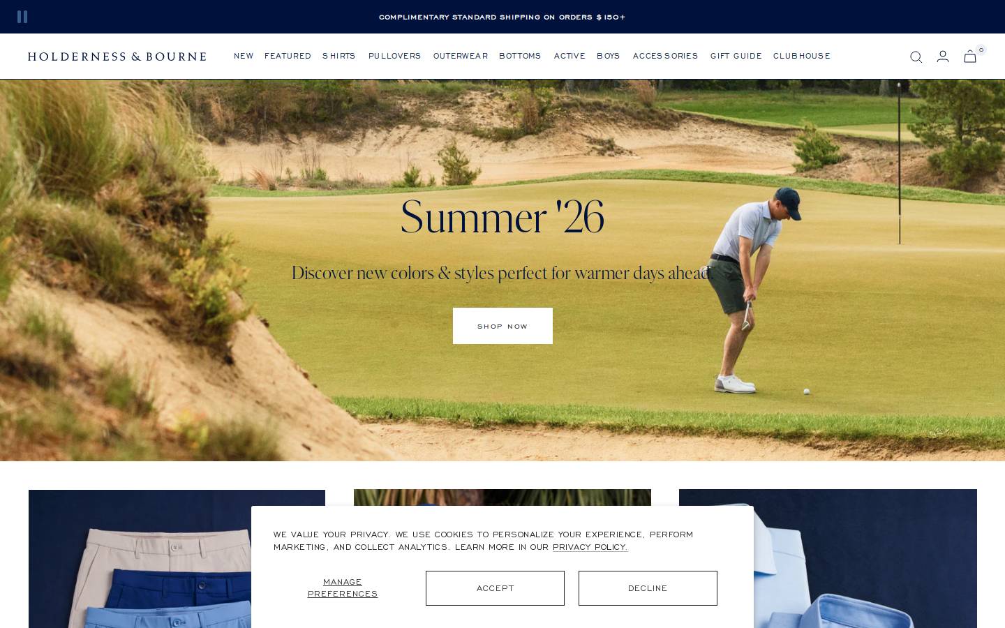 hbgolfusa.com homepage screenshot
