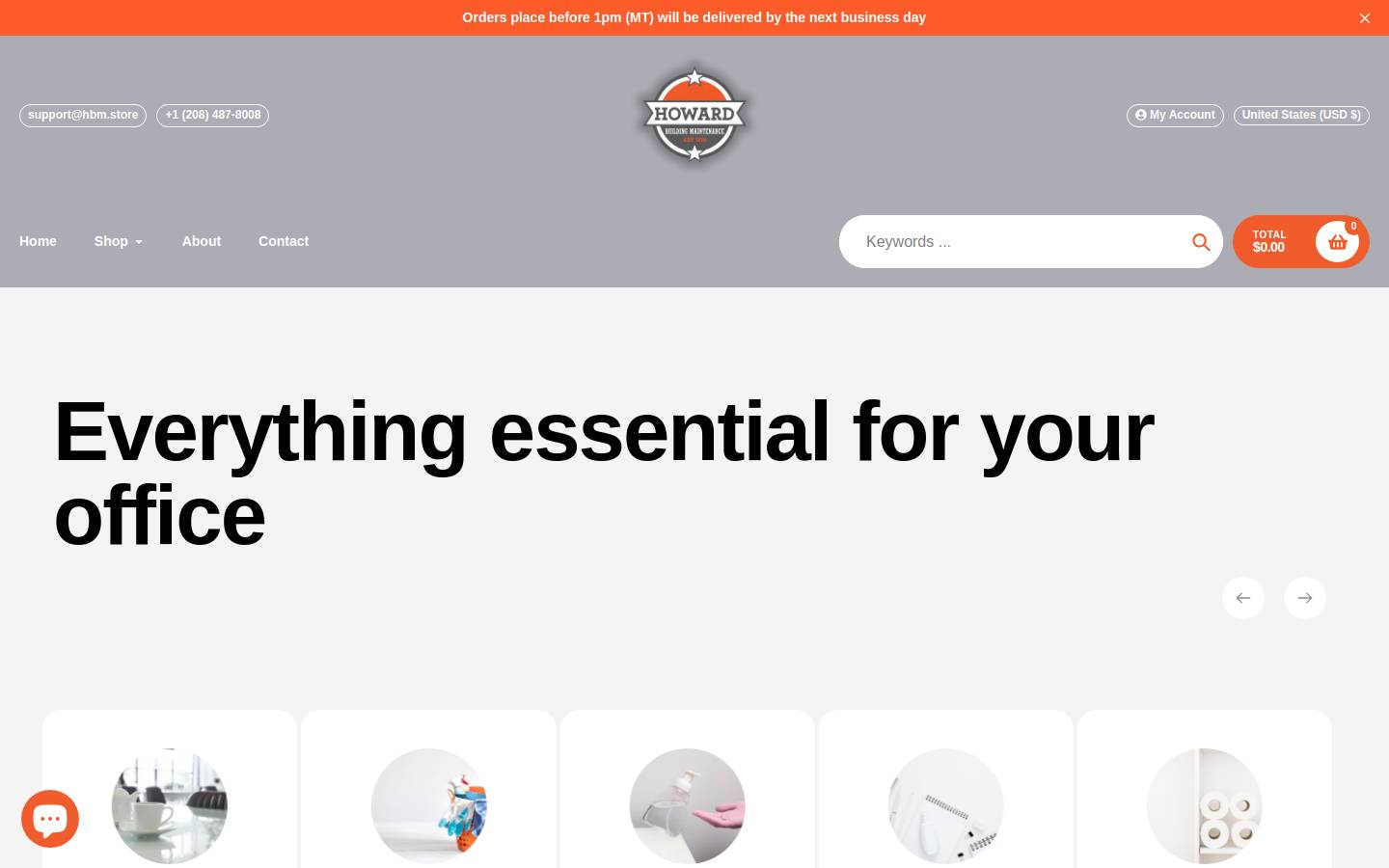 HBM Test Measurement homepage screenshot
