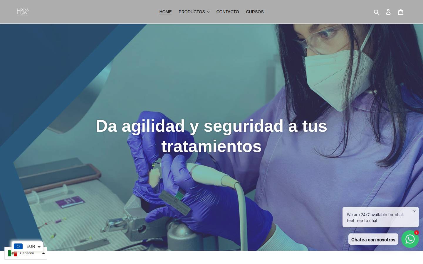 hbwdental.com homepage screenshot