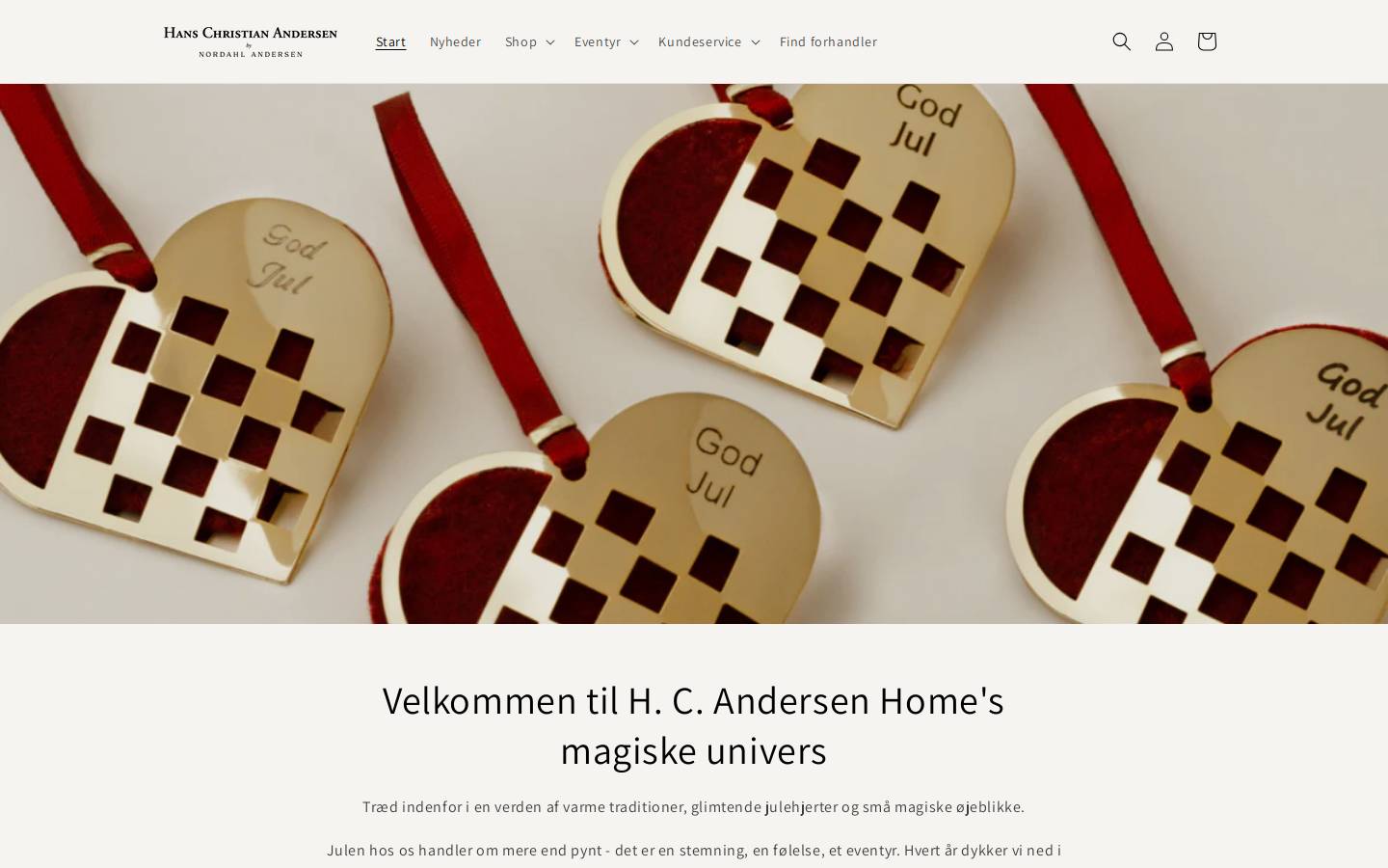 Nordahl Andersen homepage screenshot
