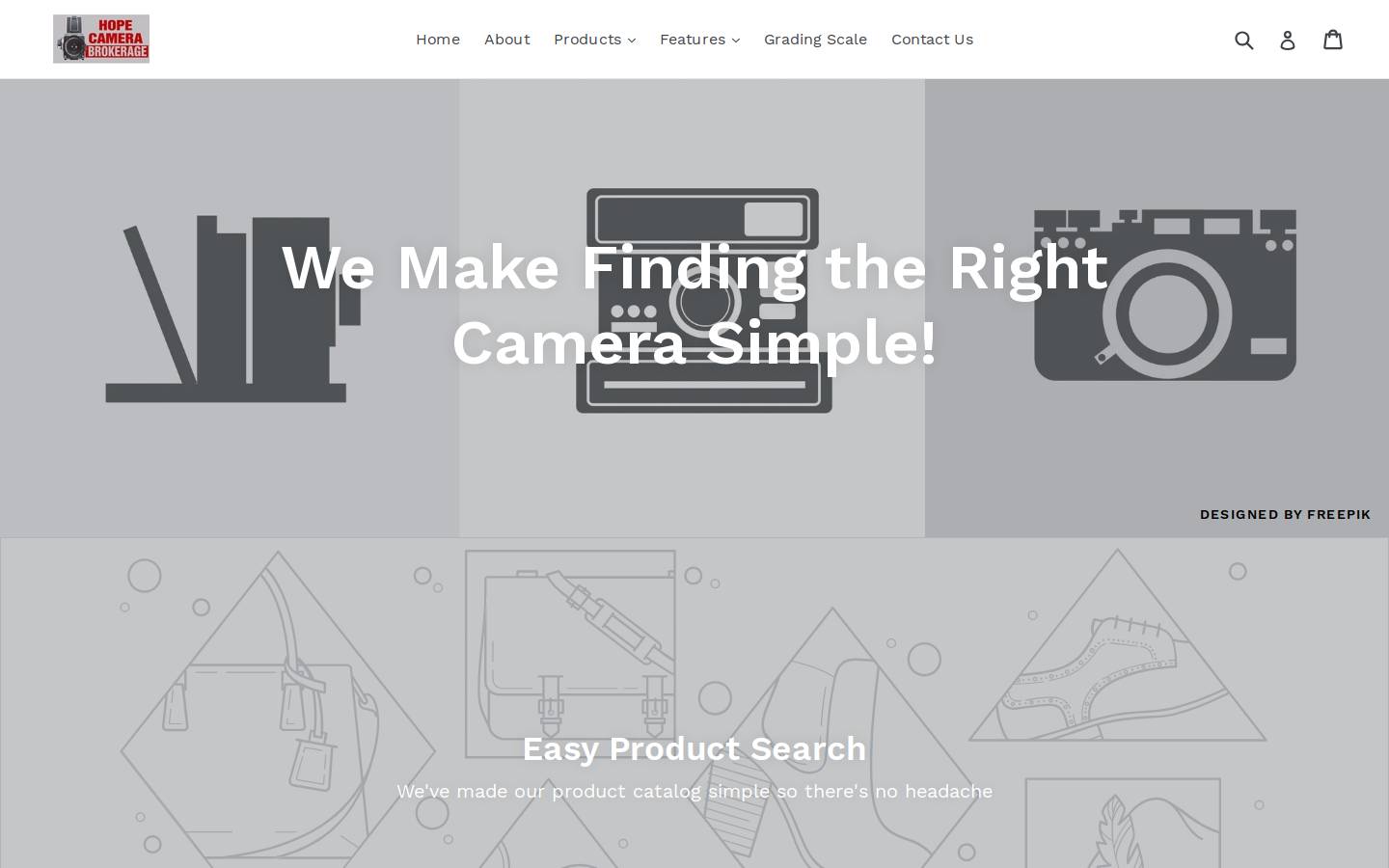 hcbstore.com homepage screenshot