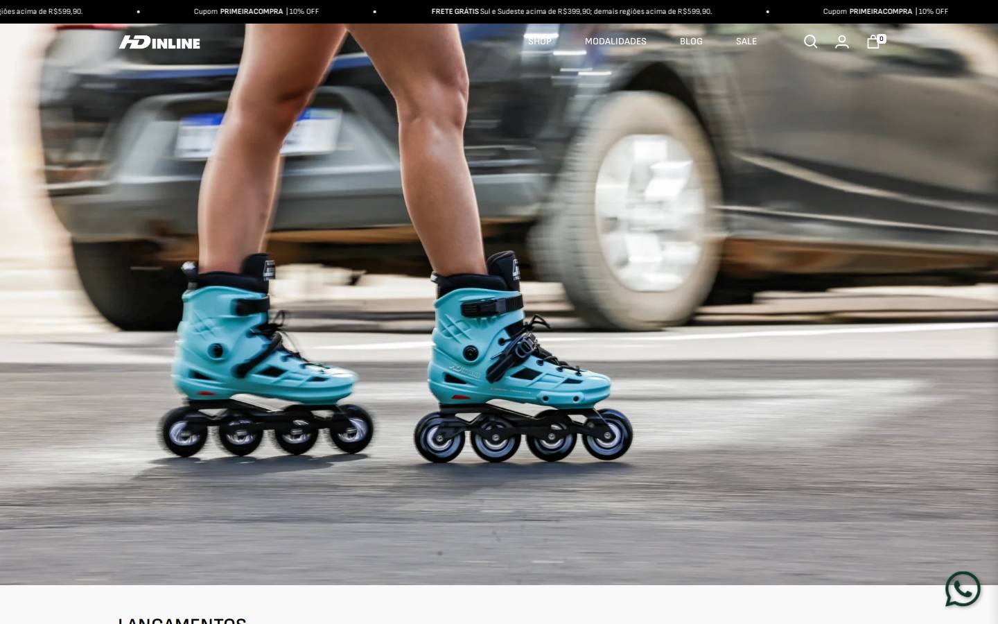 hdinline.com homepage screenshot